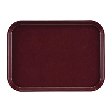 Cambro epictread glasvezel rechthoekig antislip dienblad bordeaux 415mm