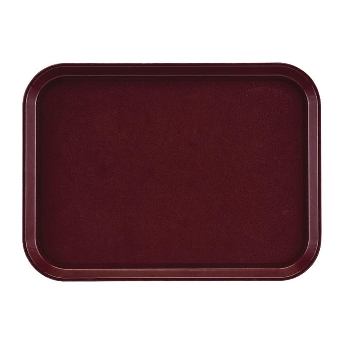 Cambro epictread glasvezel rechthoekig antislip dienblad bordeaux 415mm