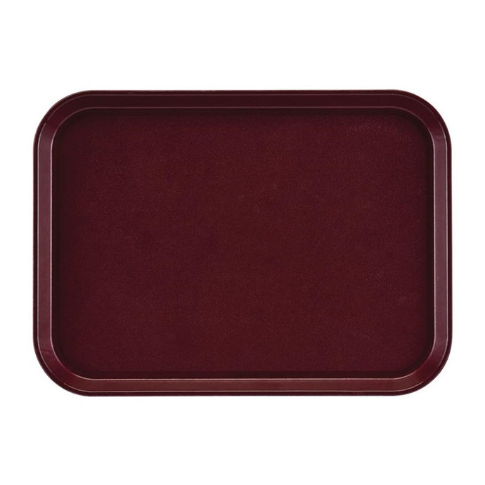 Cambro epictread glasvezel rechthoekig antislip dienblad bordeaux 415mm