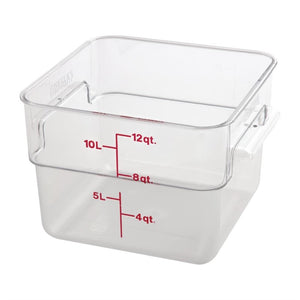 Cambro Camsquare vierkante polycarbonaat voedseldoos 11,4L