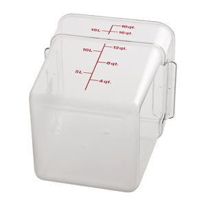 Cambro Camsquare vierkante polycarbonaat voedseldoos 17,2L