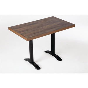 Bolero voorgeboord rechthoekig tafelblad Urban Dark 1100x700mm