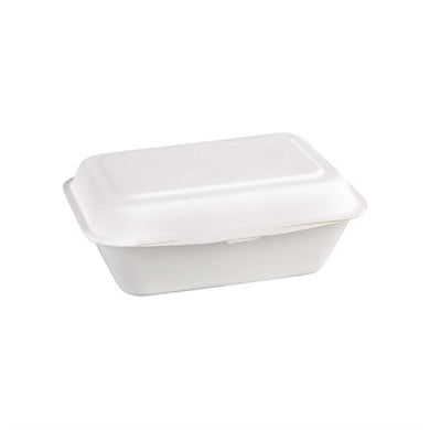 Fiesta Compostable bagasse maaltijddozen 182mm (250 stuks)