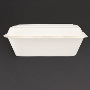 Fiesta Compostable bagasse maaltijddozen 182mm (250 stuks)