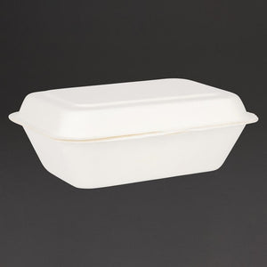 Fiesta Compostable bagasse maaltijddozen 182mm (250 stuks)