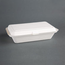 Afbeelding in Gallery-weergave laden, Fiesta Compostable composteerbare bagasse voedseldozen 24,8cm (250 stuks)