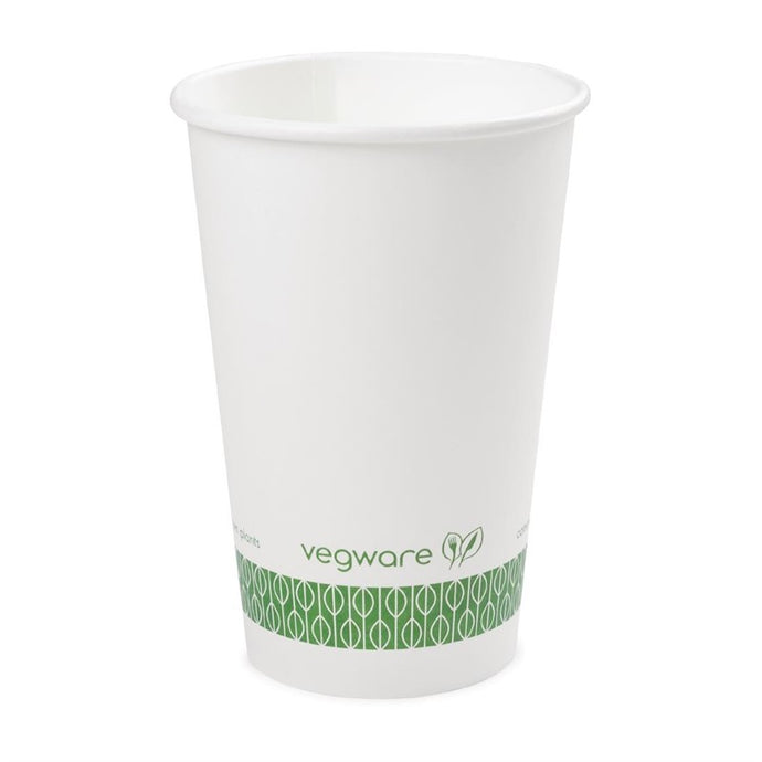 Vegware composteerbare koffiebekers wit 45cl (1000 stuks)