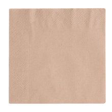 Afbeelding in Gallery-weergave laden, Vegware composteerbare ongebleekte lunchservetten 33cm (2000 stuks)