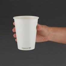 Afbeelding in Gallery-weergave laden, Vegware composteerbare koffiebekers wit 34cl (1000 stuks)