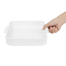 Afbeelding in Gallery-weergave laden, Olympia Whiteware Vierkante Braadslee 260x225X50mm (Verpakking Van 2)