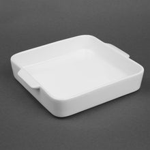 Afbeelding in Gallery-weergave laden, Olympia Whiteware Vierkante Ovenschaal Met Handgrepen 200x180x40mm (Pakket Van 3)