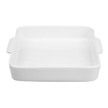 Afbeelding in Gallery-weergave laden, Olympia Whiteware Vierkante Ovenschaal Met Handgrepen 200x180x40mm (Pakket Van 3)