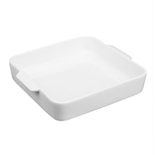 Afbeelding in Gallery-weergave laden, Olympia Whiteware Vierkante Ovenschaal Met Handgrepen 200x180x40mm (Pakket Van 3)