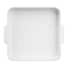 Afbeelding in Gallery-weergave laden, Olympia Whiteware Vierkante Ovenschaal Met Handgrepen 200x180x40mm (Pakket Van 3)