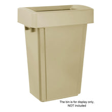 Afbeelding in Gallery-weergave laden, Jantex beige deksel voor 60/80ltr smalle afvalbakken