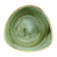 Afbeelding in Gallery-weergave laden, Churchill Stonecast Samphire Green Lotus kom 17.8 cm pak van 12