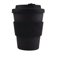Afbeelding in Gallery-weergave laden, Kerr &amp; Napier Ecoffee Cup herbruikbare bamboe koffiebeker zwart 340ml