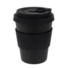 Afbeelding in Gallery-weergave laden, Kerr &amp; Napier Ecoffee Cup herbruikbare bamboe koffiebeker zwart 340ml