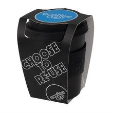 Afbeelding in Gallery-weergave laden, Kerr &amp; Napier Ecoffee Cup herbruikbare bamboe koffiebeker zwart 340ml