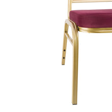 Afbeelding in Gallery-weergave laden, Bolero Regal stapelstoelen bordeauxrood (4 stuks)