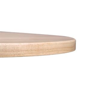 Bolero voorgeboord rond tafelblad naturel 600mm