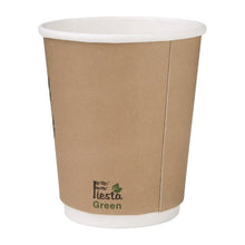 Afbeelding in Gallery-weergave laden, Fiesta Compostable 25 composteerbare dubbelwandige koffiebekers (25 stuks)