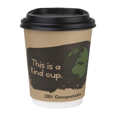 Fiesta Compostable 500 composteerbare dubbelwandige koffiebekers (500 stuks)