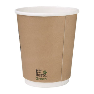 Fiesta Compostable 500 composteerbare dubbelwandige koffiebekers (500 stuks)