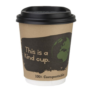 Fiesta Compostable 500 composteerbare dubbelwandige koffiebekers (500 stuks)