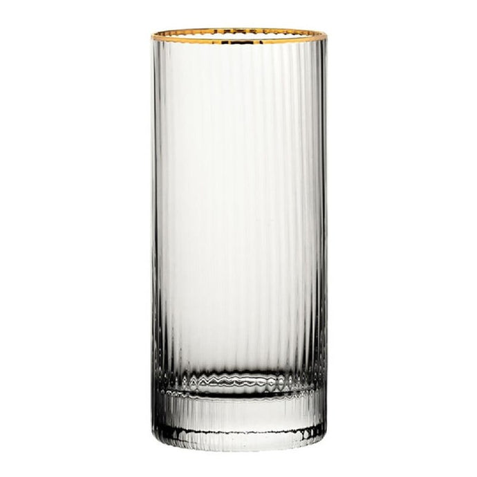 Utopia Hayworth Hiball-Glas Met Gouden Rand, 355ml (Pak Van 6)