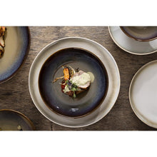 Afbeelding in Gallery-weergave laden, Olympia Berken Aubergine Brede Schalen 205mm (Verpakking Van 6)