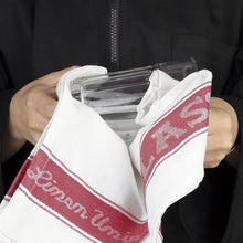 Afbeelding in Gallery-weergave laden, Vogue halflinnen glazendoek/poleerdoek rood 76 x 51cm