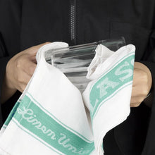 Afbeelding in Gallery-weergave laden, Vogue halflinnen glazendoek/poleerdoek groen 76 x 51cm