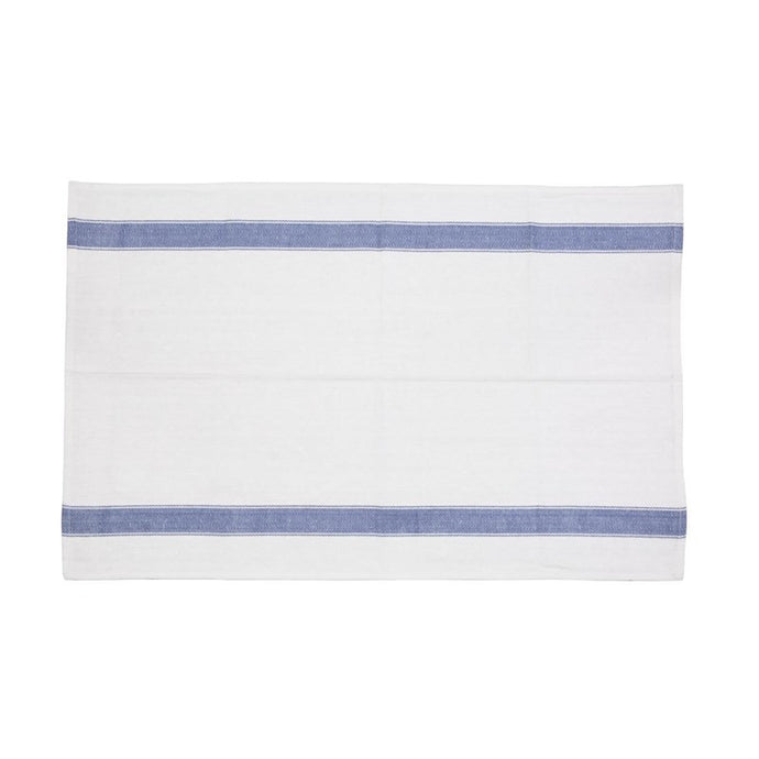 Vogue zware kwaliteit polykatoen theedoek blauw 76 x 51cm