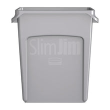 Afbeelding in Gallery-weergave laden, Rubbermaid Slim Jim container met luchtsleuven 60L