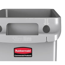 Afbeelding in Gallery-weergave laden, Rubbermaid Slim Jim container met luchtsleuven 60L