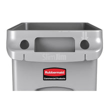Afbeelding in Gallery-weergave laden, Rubbermaid Slim Jim container met luchtsleuven 60L