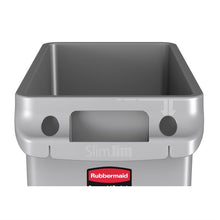 Afbeelding in Gallery-weergave laden, Rubbermaid Slim Jim container met luchtsleuven 60L