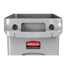 Afbeelding in Gallery-weergave laden, Rubbermaid Slim Jim container met luchtsleuven 87L