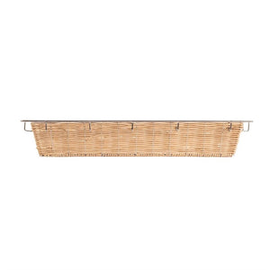 Olympia stapelbare polyrotan mand met frame GN 1/1