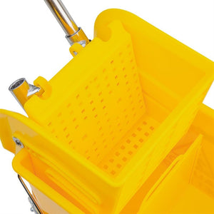 Jantex Kentucky rolemmer met wringer geel 20L