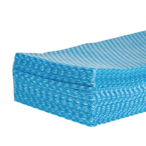 Jantex Solonet non-woven schoonmaakdoekjes 58(B) x 33(D)cm blauw (50 stuks)