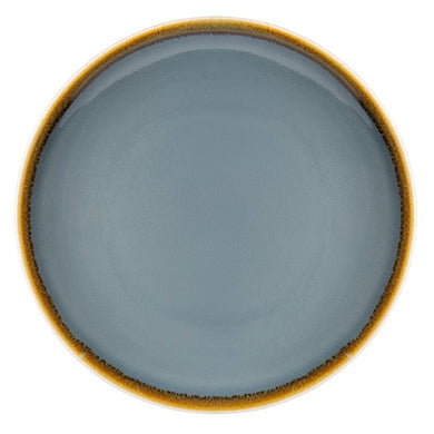 Olympia Kiln ronde coupeborden blauw 17,8cm (6 stuks)