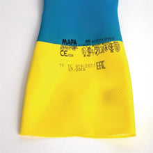 Afbeelding in Gallery-weergave laden, MAPA Alto 405 waterdichte heavy-duty werkhandschoenen blauw en geel - XL