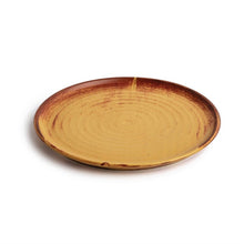 Afbeelding in Gallery-weergave laden, Olympia Canvas ronde borden met smalle rand roestoranje 26,5cm (6 stuks)