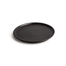 Afbeelding in Gallery-weergave laden, Olympia Canvas ronde borden met smalle rand zwart 26,5cm (6 stuks)
