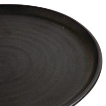 Afbeelding in Gallery-weergave laden, Olympia Canvas ronde borden met smalle rand zwart 26,5cm (6 stuks)