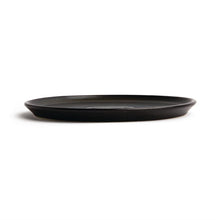 Afbeelding in Gallery-weergave laden, Olympia Canvas ronde borden met smalle rand zwart 26,5cm (6 stuks)