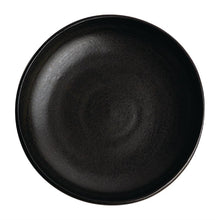 Afbeelding in Gallery-weergave laden, Olympia Canvas diepe coupe borden zwart 23cm (6 stuks)