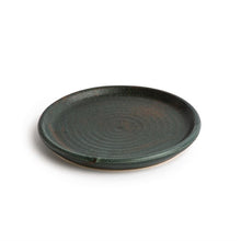 Afbeelding in Gallery-weergave laden, Olympia Canvas ronde borden met smalle rand groen 18cm (6 stuks)